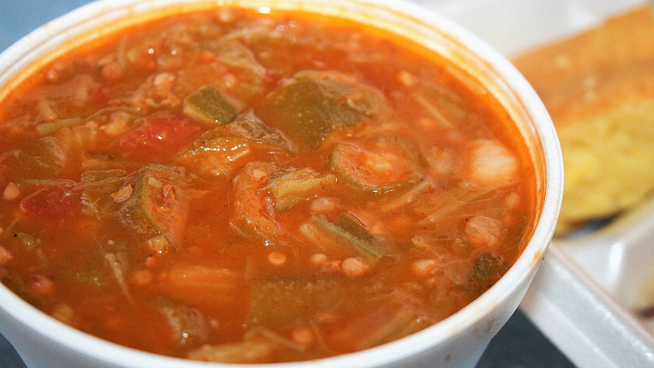 Okra soup