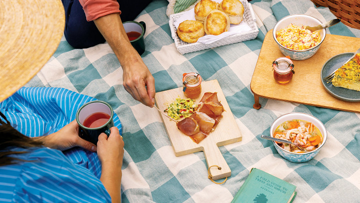 picnic style food, The Dunlin, Auberge Collection